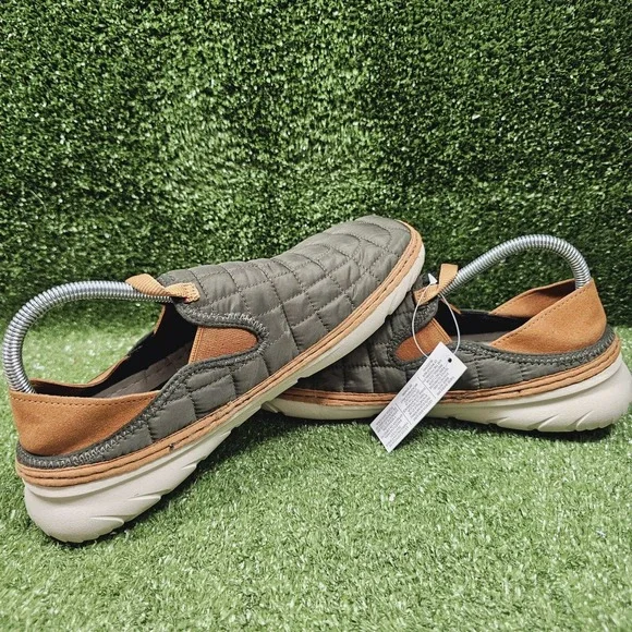 Merrell Hut Moc Olive Green Quilted Slip On Comfort Shoes Womens Size US 10 - Picture 6 of 9